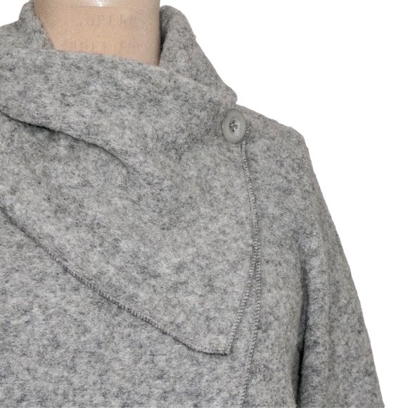 Marisa & Marie Grey Wool Blend Sweater Jacket Size S NWT - Picture 4 of 12